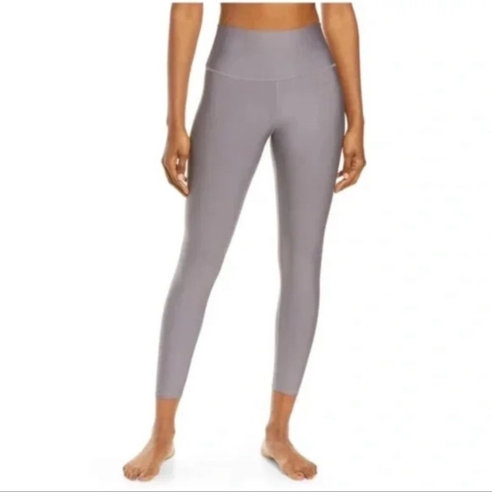 ALO YOGA Airlift High Waist Midi Leggings in Shadow Grey Size X-Small